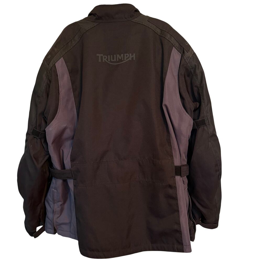 Triumph Tritex Motorcycle Winter Jacket Removable Quilted Lining Pads Men 3XL - Picture 13 of 13